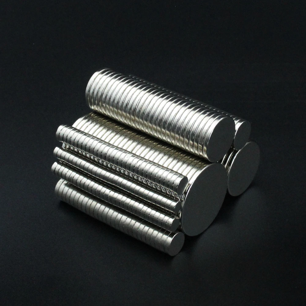 Round Magnet 3/4/5/6/7/8/10/12/15/18/20/25/30X2mm Neodymium N35 Permanent NdFeB Super Strong Powerful Magnetic imane Disc