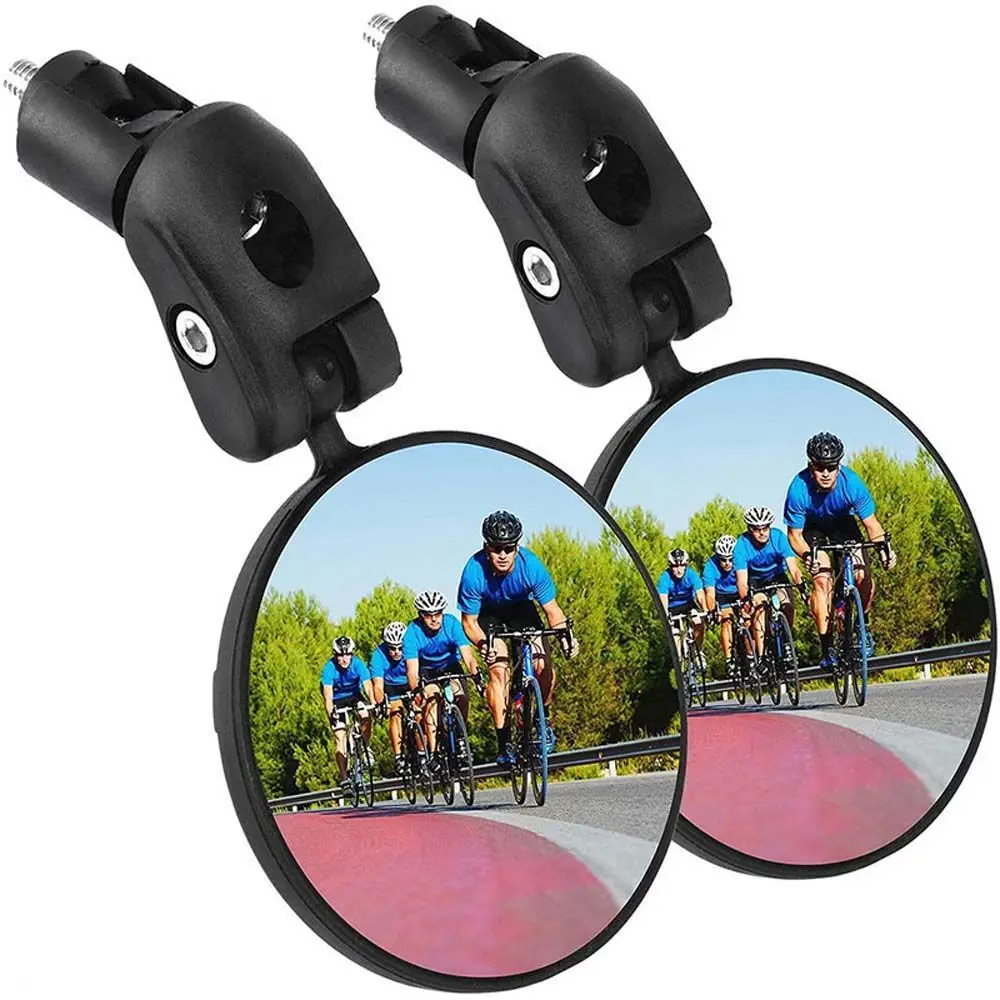 360 Degree Blind Spot Mirror Spherical Wide Angle Bicycle Convex Rearview Mirror Round Curved Mirror Bike Rear View Mirror