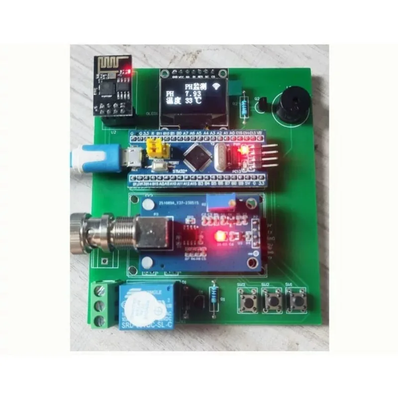 BNC pH Circuit water quality test kit board data collecting module tds turbidity temperature