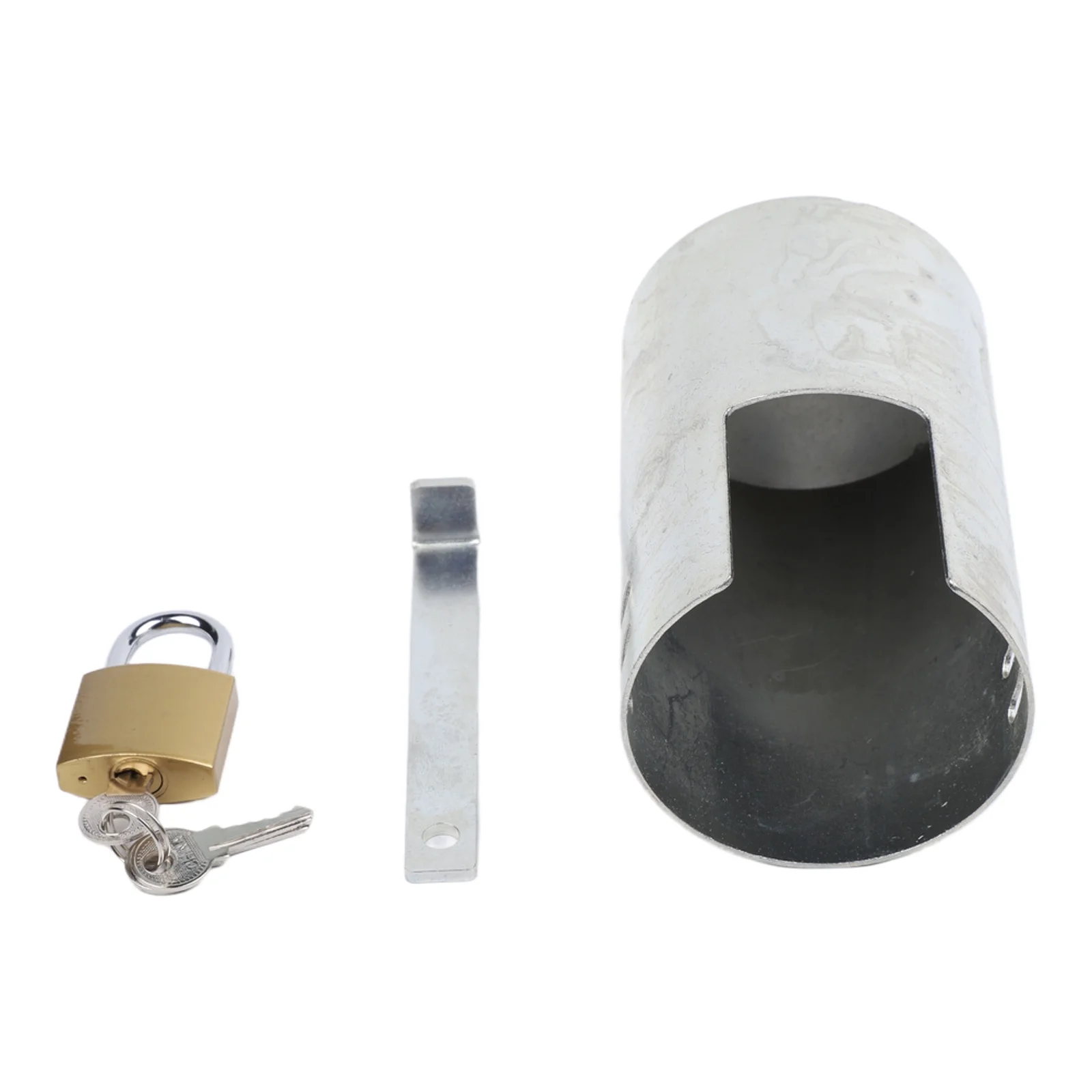Compatible Outdoor Faucet Lock Anti Theft Lock Silver Outdoor Faucet Lock Standard Faucet Compatibility Outdoor Security