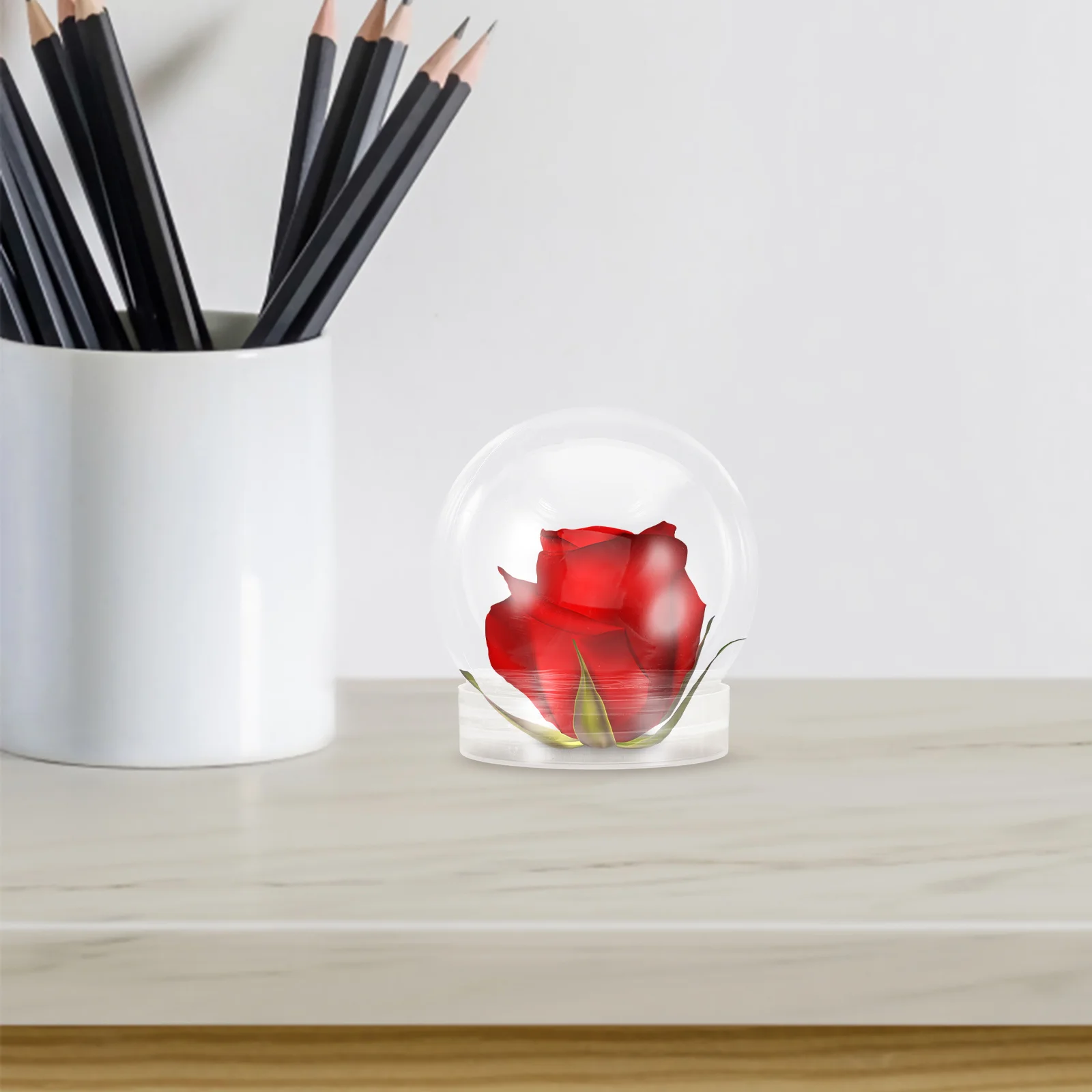 

8Pcs DIY Empty Snow Globes Clear Plastic Water Globes with Screw Off Caps for DIY Crafts Making Xmas Snow Globe Decorations