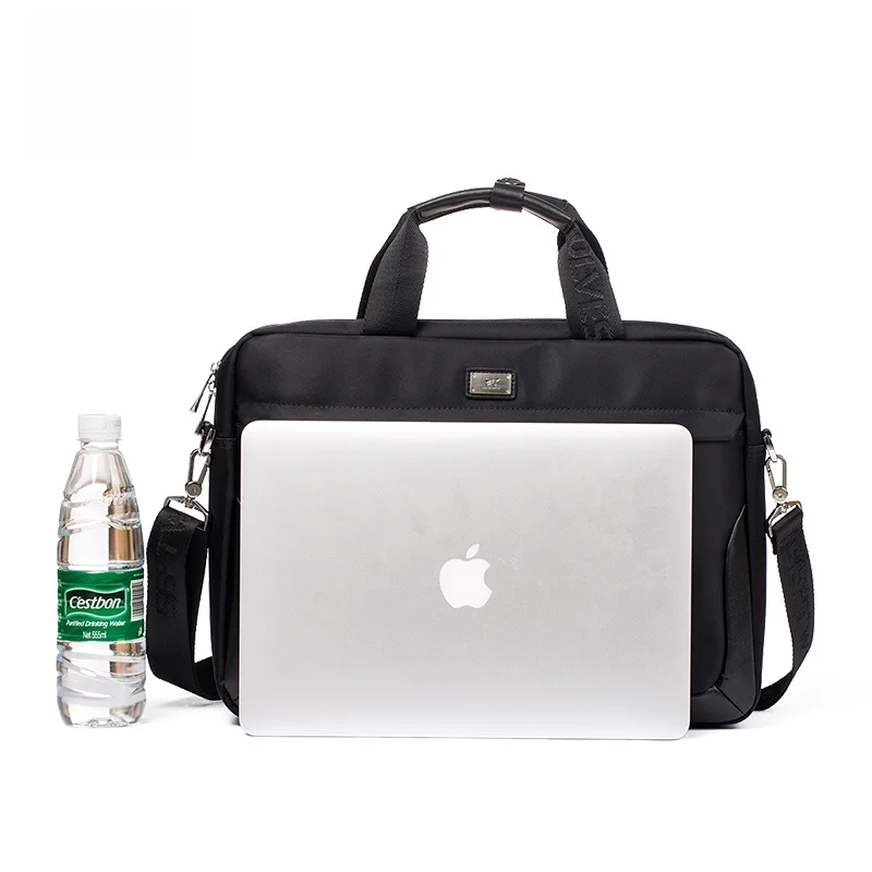 

Septwolves Men's Busin Ox Cloth Handbag oulder Crossbody Briease Multi-Function Cuter Bag Waterproof Bag