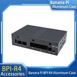 Banana Pi BPI-R4, caja de aluminio para placa de desarrollo de BPI-R4, accesorios