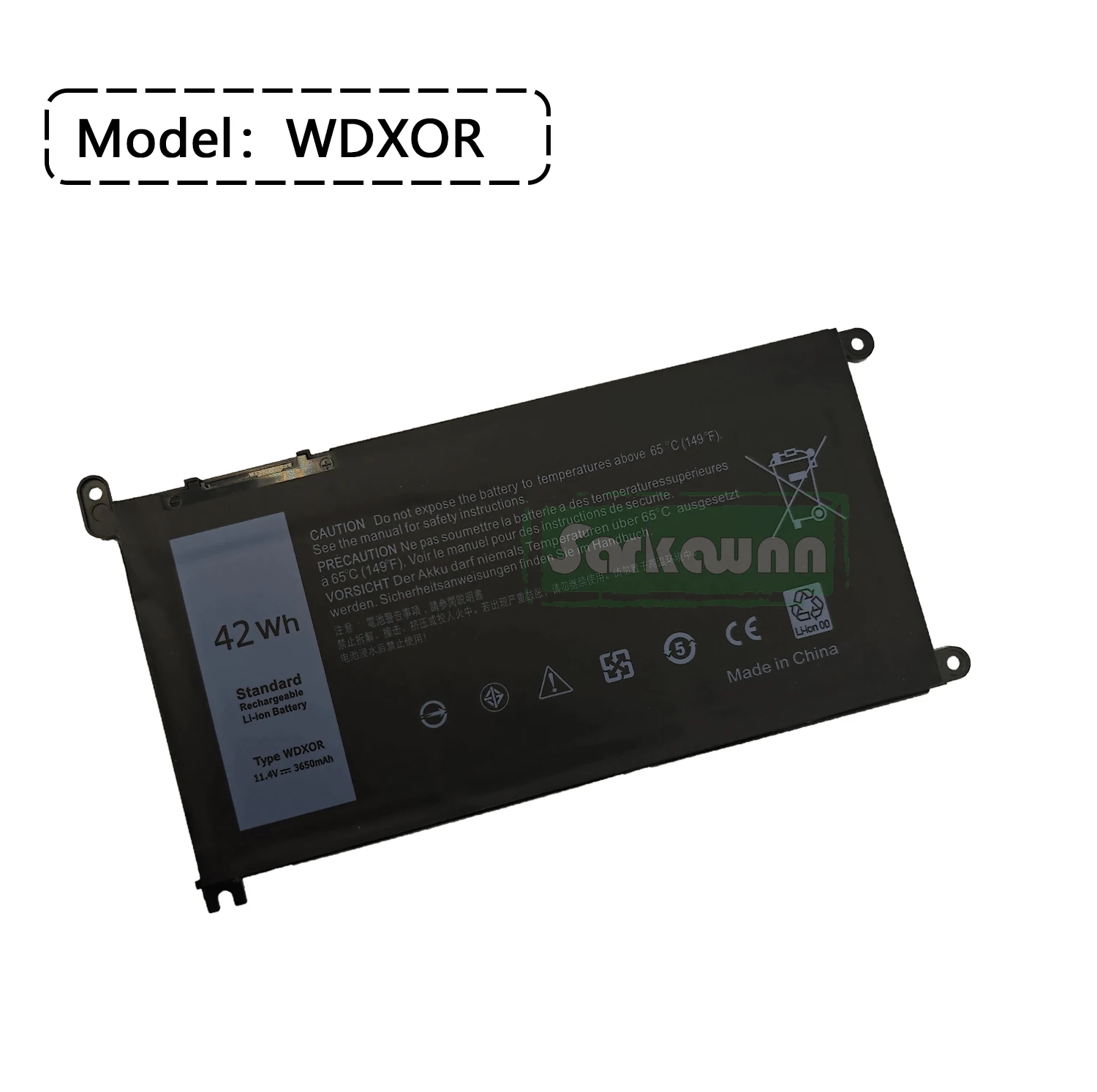 SARKAWNN 3cells WDXOR laptop battery For DELL Inspiron 17 5000 Series-5775 17-5775 5775 N5775 15 5000 Series-5575 15-5575 5575