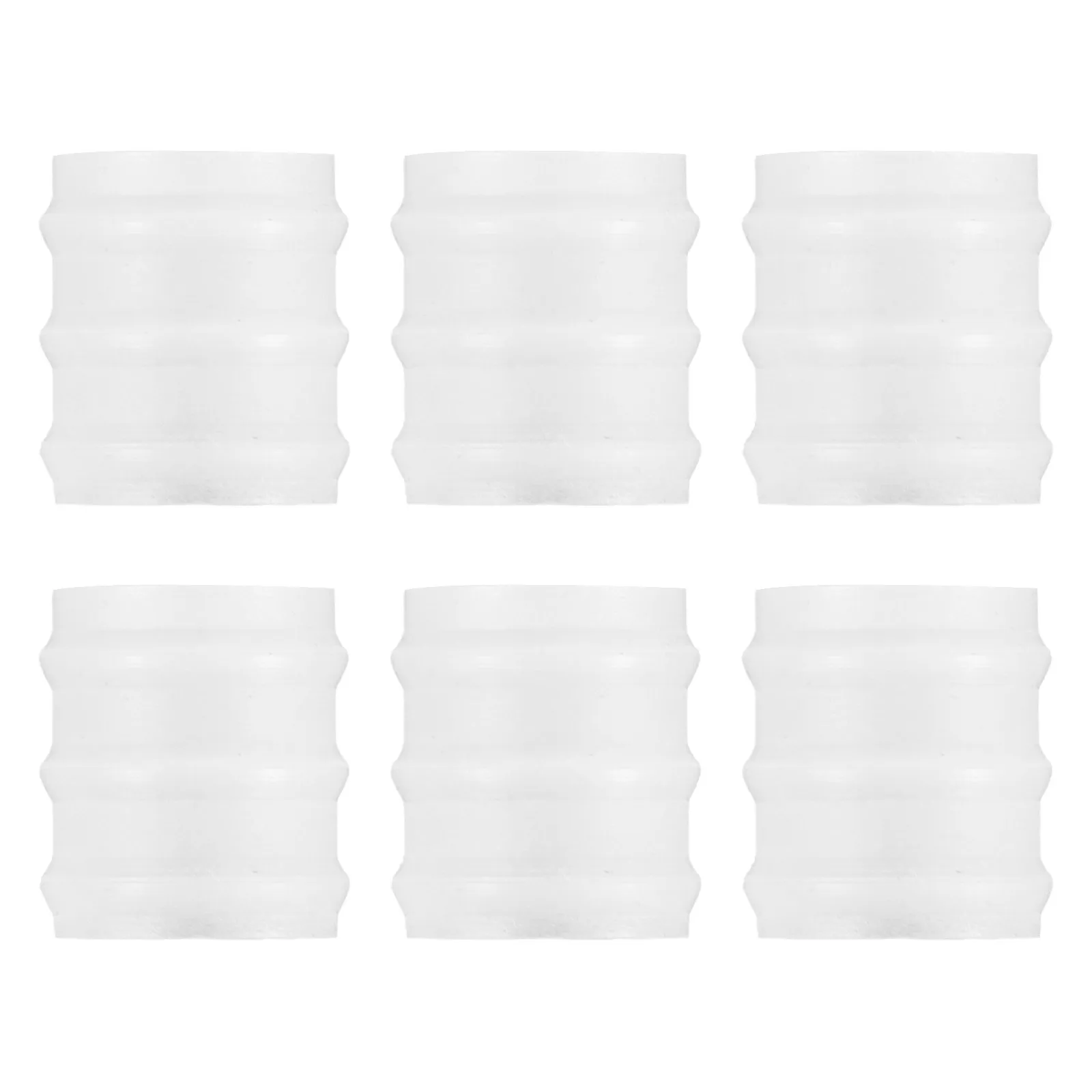 

6Pcs Universal Silicone Outlet Pipe Seal Ring for Water Double Single Sealing Anti-Leak Long Life Smooth Surface