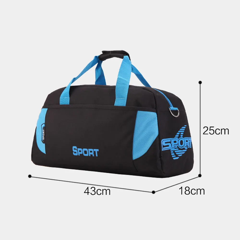 Outdoor Sports Bag Men Women Fitness Portable Handbag Nylon Gym Training Storage Travel Sports Shoulder Pack Sack