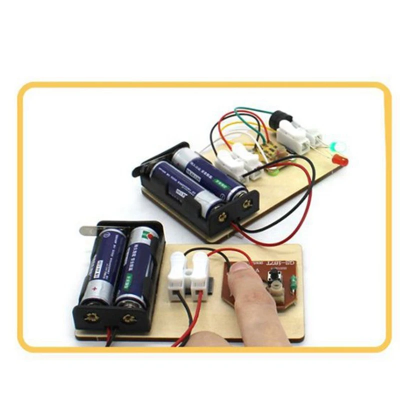 25Pack STEM Kits, Learn Morse Code, Build A Telegraph Machine, Electric Circuit Experiment, Electricity Kit(No Battery)