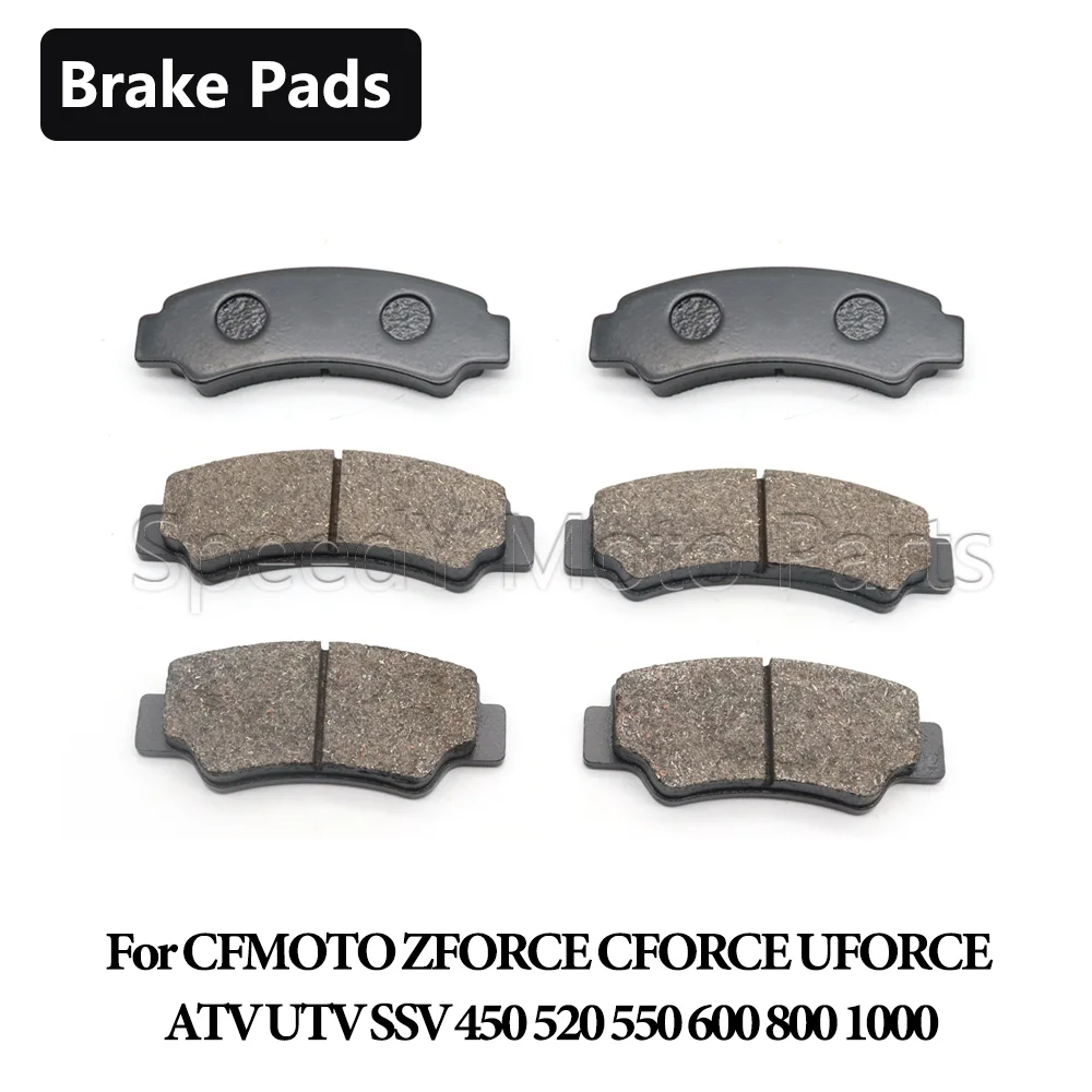 Brake Pads Direct Replacement For CFMoto Cforce Uforce Zforce 800 850 900 1000 ATV UTV SSV Motorcycle Front Rear Brake Pads Kits