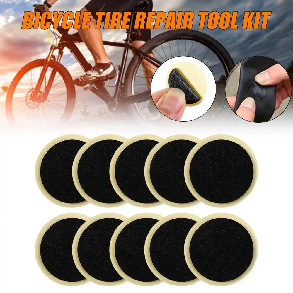 Without Glue Tyre Repair Patch Mountain Road Bike Rubber Puncture Patches Tyre Repair Tools Bicycle Tire Patch Bike Tyre Patch