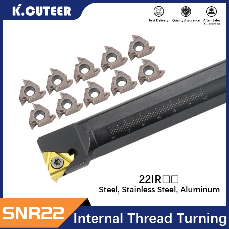 Rosca Interna Torneamento Ferramenta Haste 22ir Insere Torno Cnc Ferramentas Snr0020r22 Snr0025s22 Snr0032t22 Snr0040t22 Snr0050u22