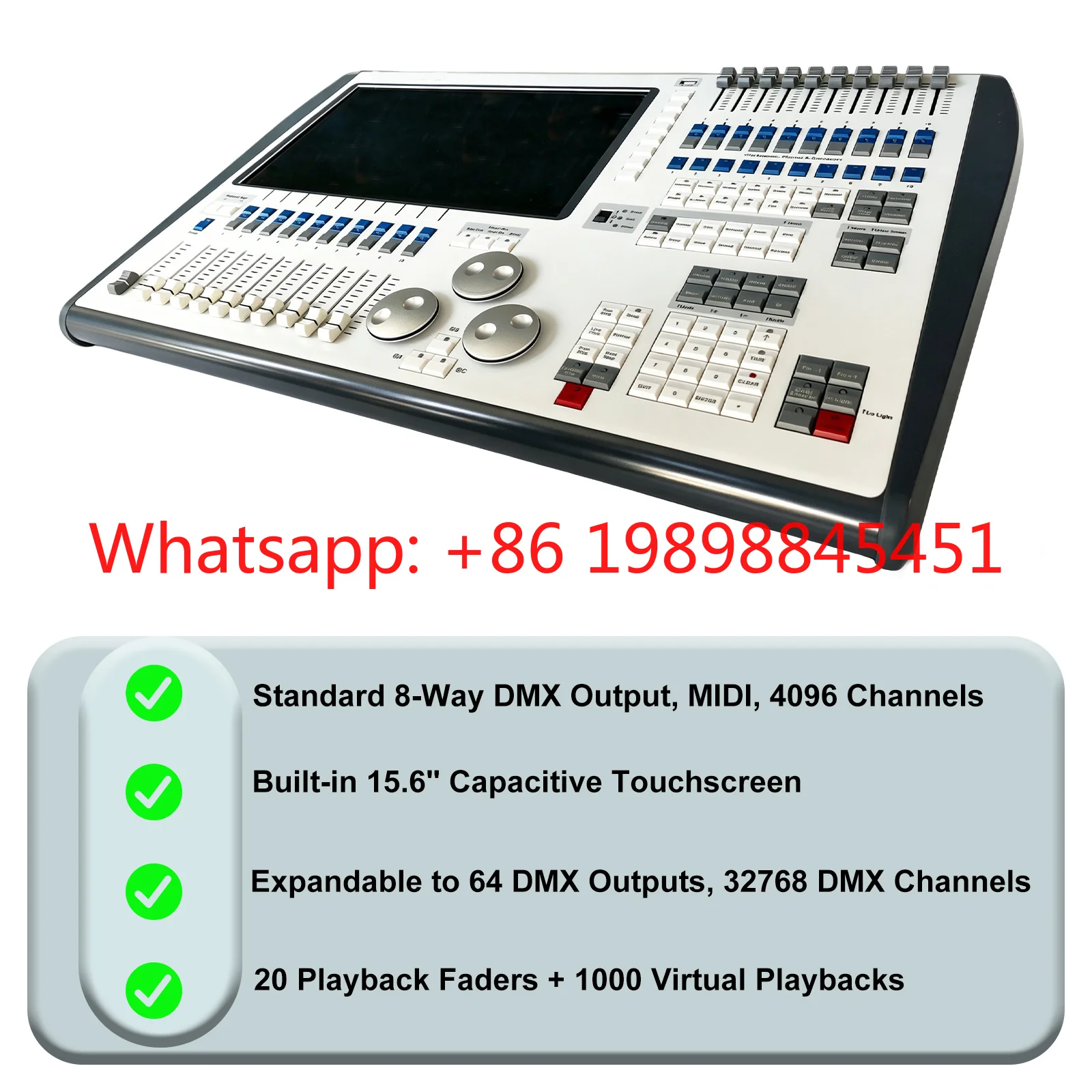Tiger Touch II DMX512 Stage Lighting Controller Professional Stage Light Console For DJ Disco Club Bar KTV Party Events