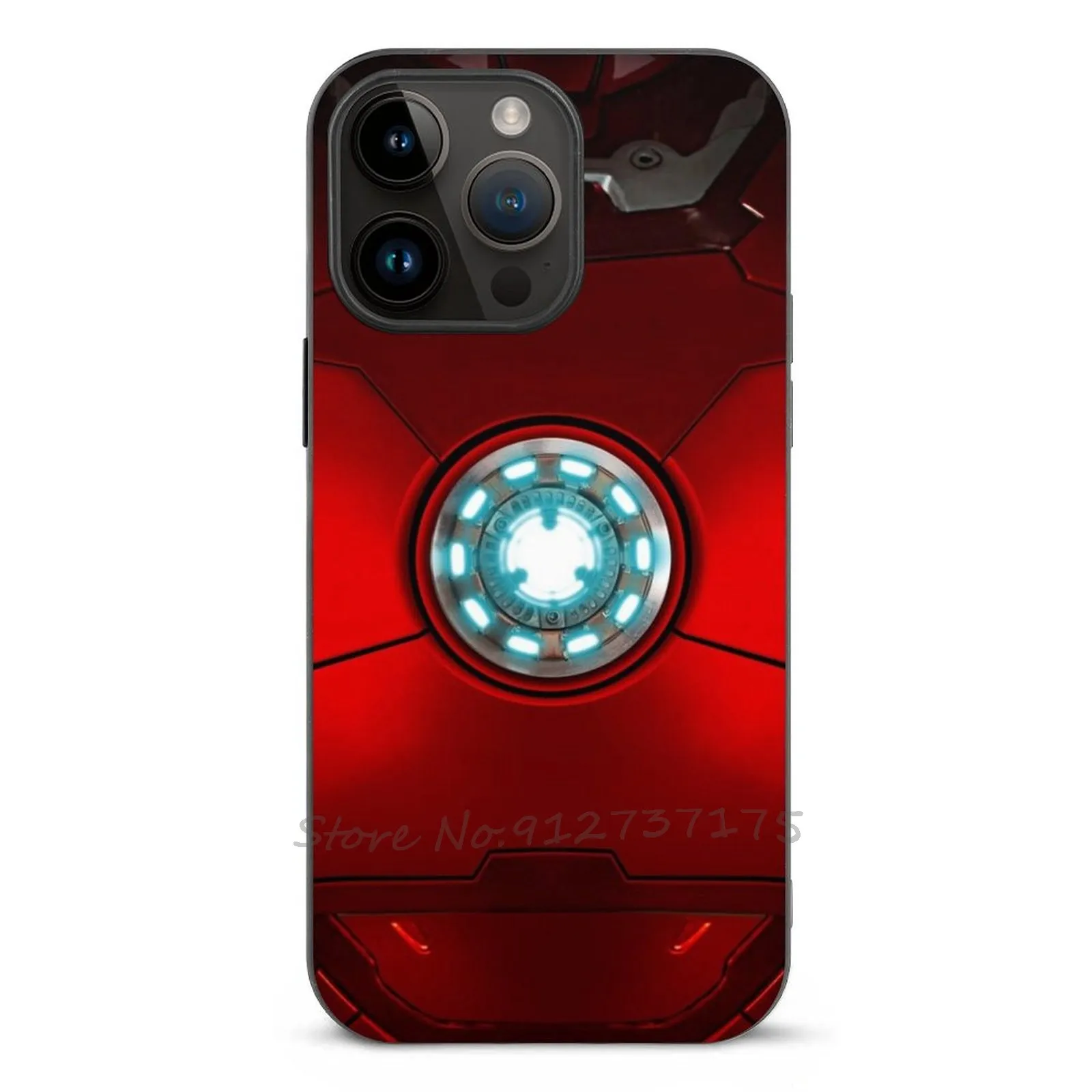 Funda de vidrio templado rasgado con Reactor de arco para Iphone 16 15 14 13 12 11 Pro Max Mini Plus Xr 8 7 cubierta para arco de carga inalámbrica