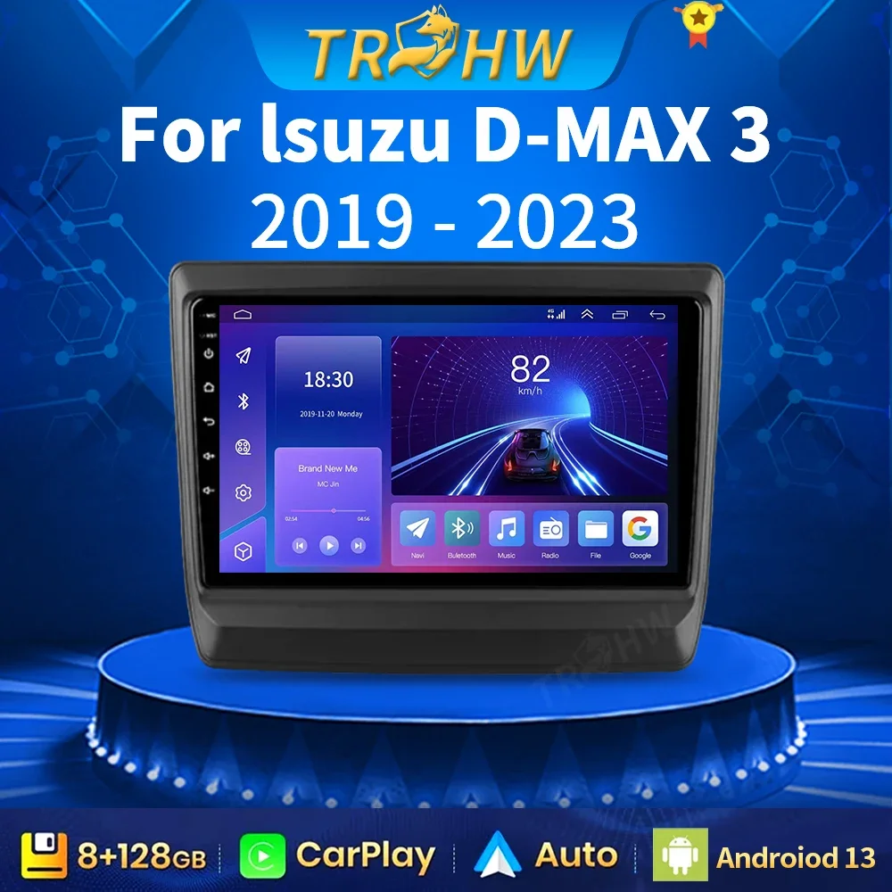 

For Isuzu D-Max Dmax 2020-2022 Car Radio Video Multimedia Bluetooth Player Navigation GPS 4G Carplay Autoradio Android 13