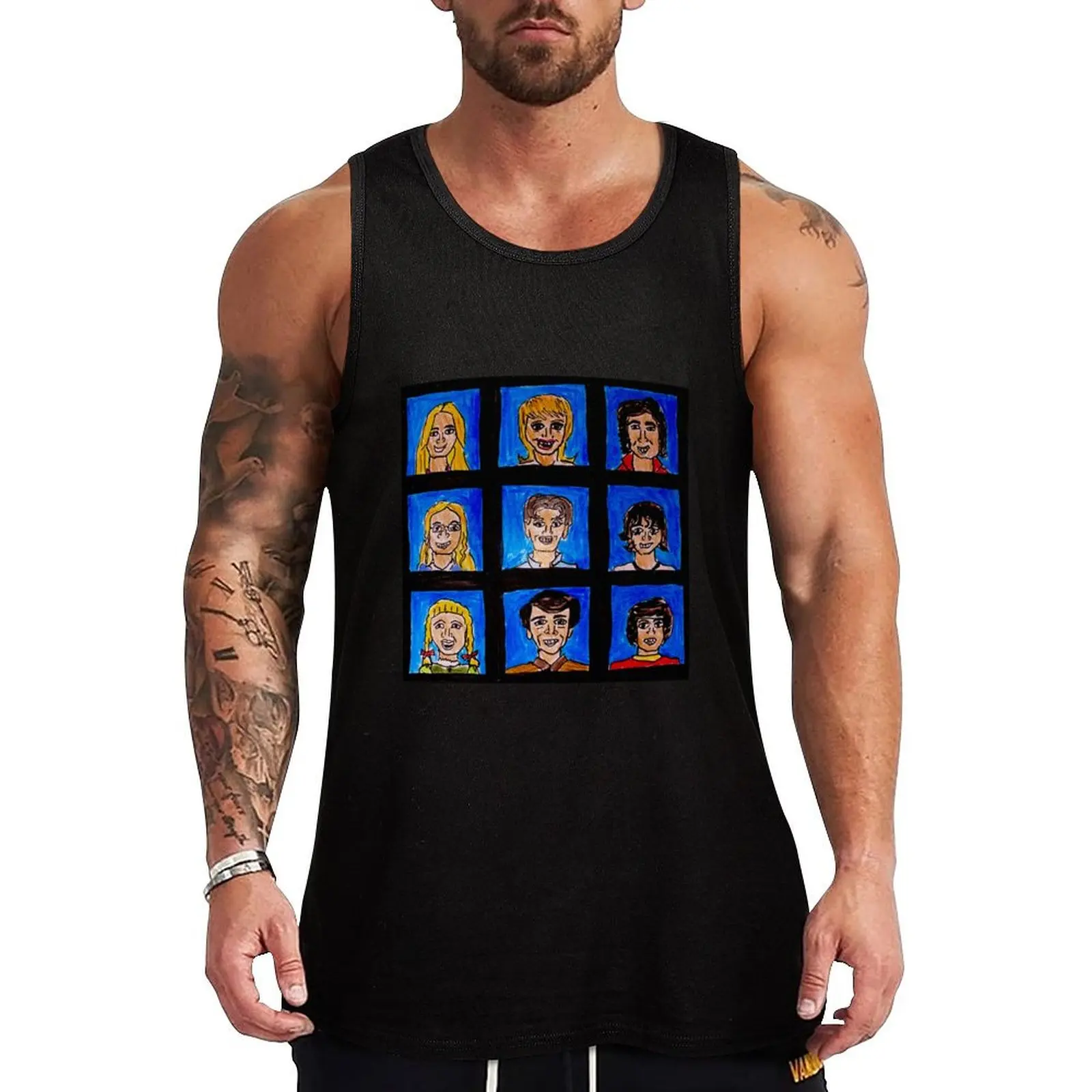 

The Brody Bunch Tank Top Sports shirt man Man summer clothes gym accessories men