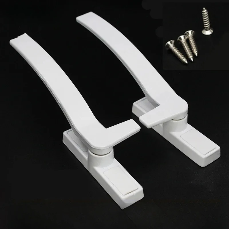 Left Right Hand White Replacement Window Handles Hand Zinc Alloy Window Hardware Door Handle