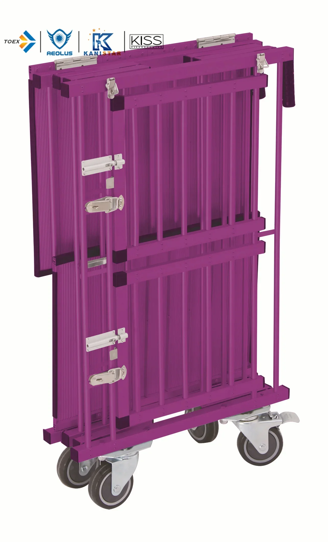 Animal & Veterinary Dog Show Cage Trolley