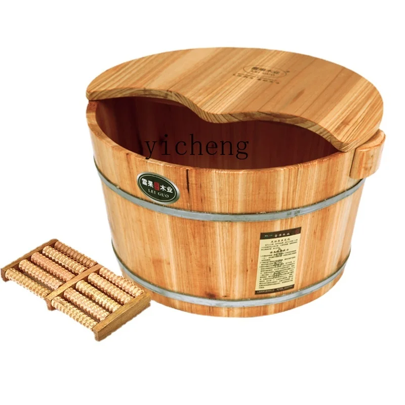 

Zws Cedar Foot Barrel Feet Bathing Tub Feet-Washing Basin Wooden Barrel Foot Bath Tub Pedicure Tub