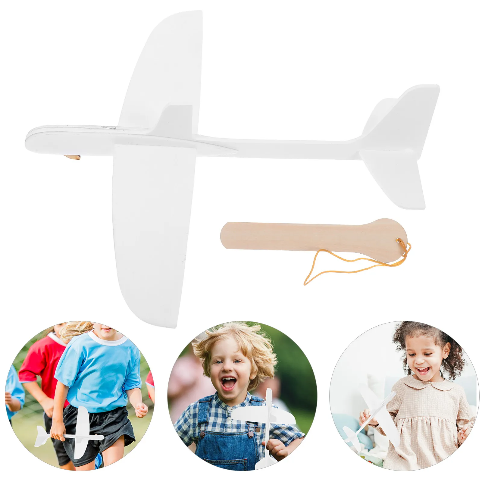

1Set Wooden Glider Educational Wood Plane DIY Science Project Craft Flying Kit for Kids Airplane Toys Airplane Models for Adults