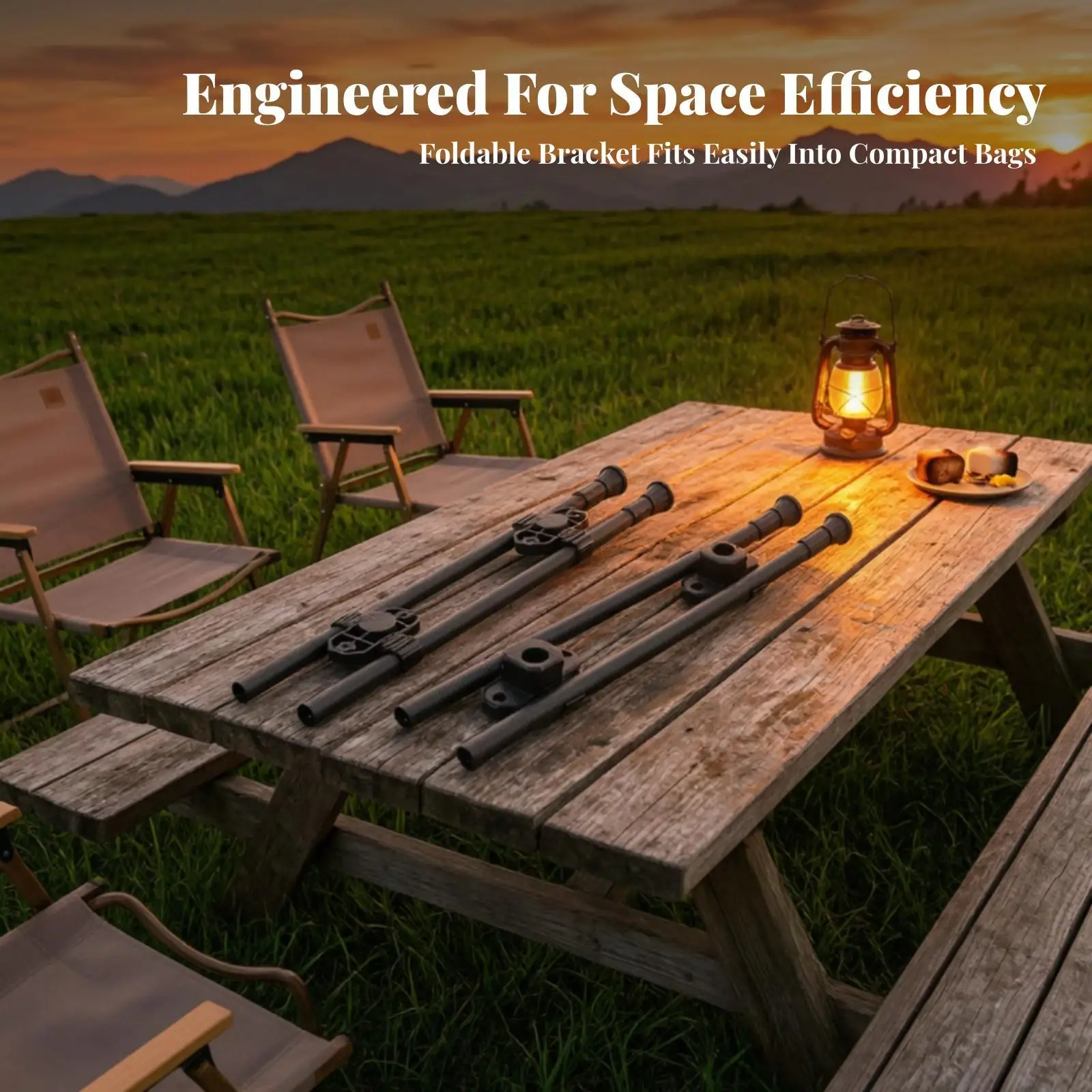 Table Leg with Locking Buttons | Sturdy Aluminum Alloy, Foldable Table Legs, Lightweight, for Outdoor Camping
