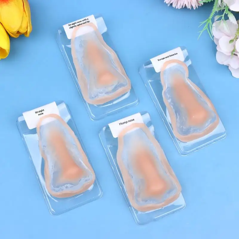 Silikon-Kunstnase Professionelles Make-up Spezialeffekte Hautfreundlich Natürlich Wiederverwendbare Kunstnase Cosplay Bühnen-Make-up Gesichtsprothese – Detail 2