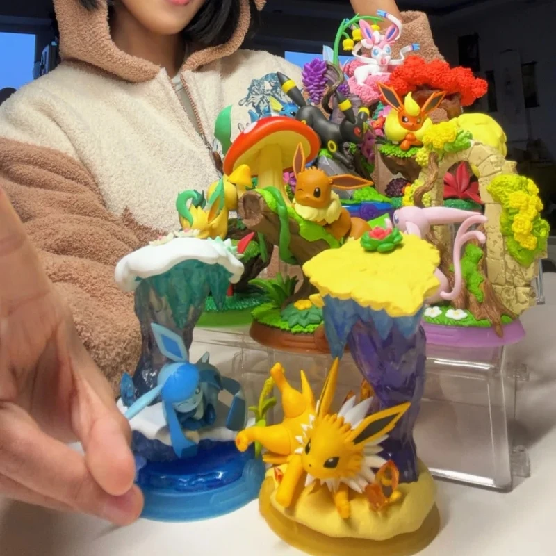 2026-original-hot-funism-pokemon-serie-eevee-3th-blind-box-anime-figure-doll-toy-desktop-decoration-model-festival-fans-gifts