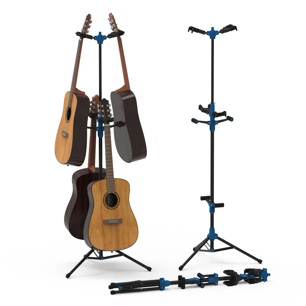 

Galux GS-214 Guitar Bass Four-Piece Vertical Floor Stand Gravity Self-Locking Structure Free Height Adjustment Foldable Stable