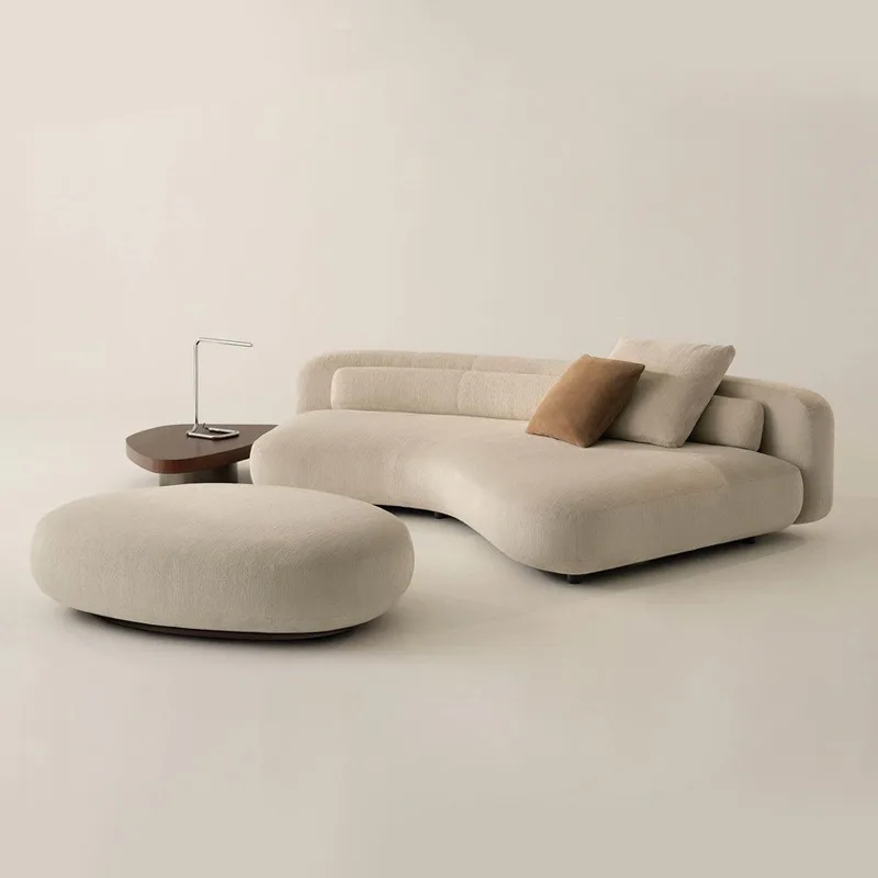 

Modular Fabric Sofa Set for Italian Minimalist Bessel Style Living Room Villa and Large Flat Custom High-End Upholstered Sofa