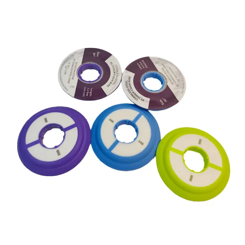 1 Roll Dental Stainless Steel Retainer Chain Wire Length 3.2 feet Dental Orthodontic Lingual Retainer Wires Ortho Archwires