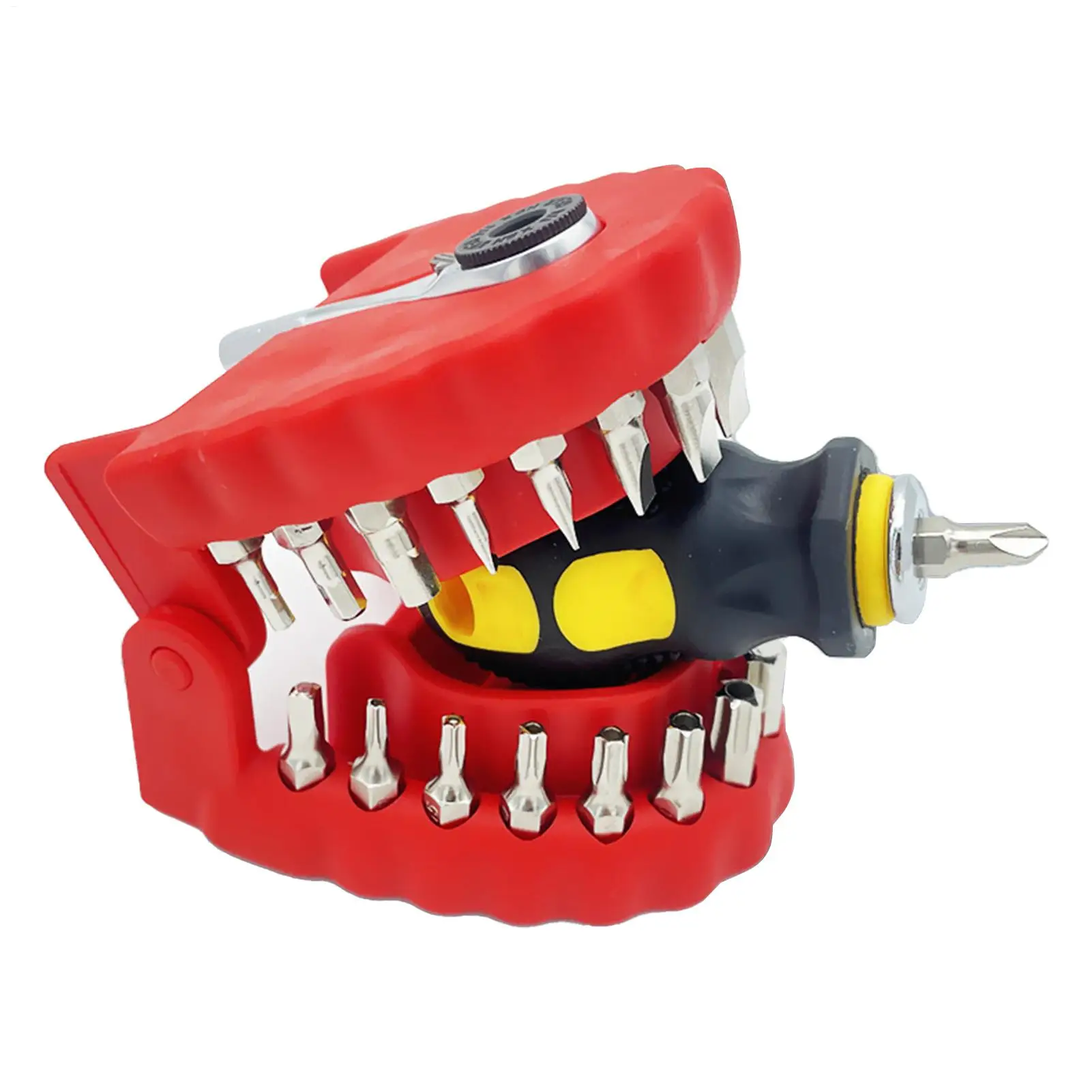 Anti-Slip Magnetic Screwdriver Bits Screw Driver Kit High Hardness Hardware Fun Mouth Design for Electronics Woodworking