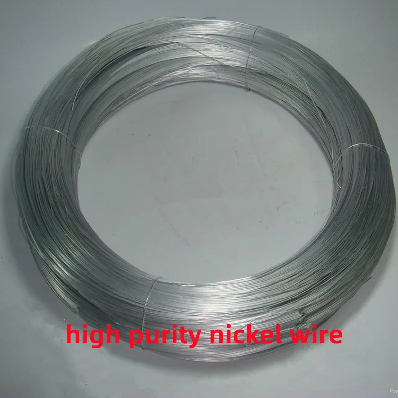 

99.99% High Quality Nickel Wire Diameter 0.05mm-4mm Soft Annealed Ultra Thin Nickel Wire Custom Cut Length 1/2/3 Meter