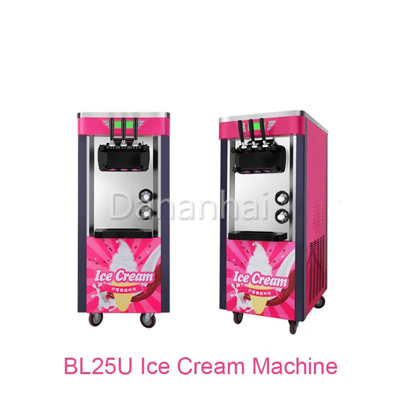 

Hot Selling Soft Ice Cream, Commercial Frozen Yogurt Machine, Stainless Steel Cone Sundae Machine