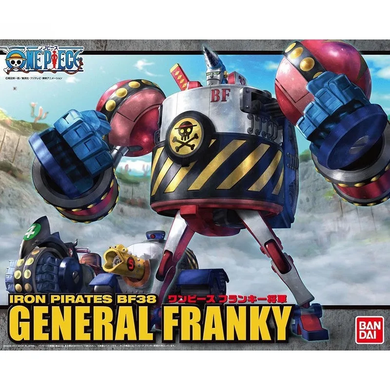 bandai-assemblato-scatola-originale-one-piece-85186-acciaio-pirata-generale-franky-puo-essere-trasformato-ornamenti-per-il-desktop-regali-di-raccolta