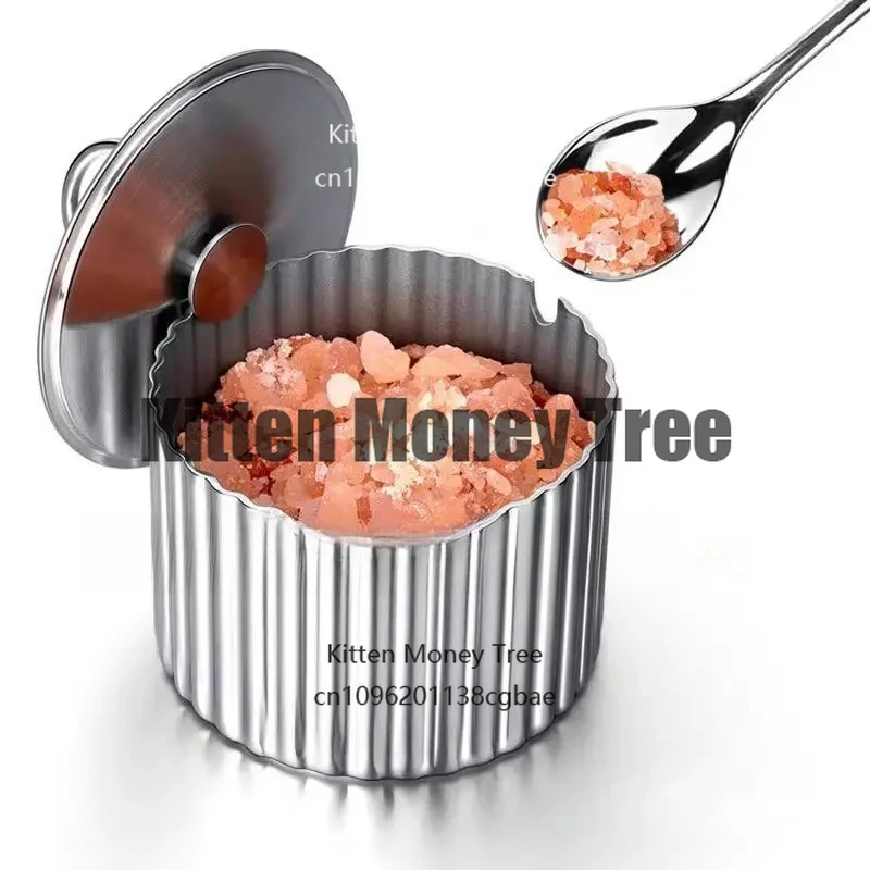 

Seasoning jar for Light luxury seasoning box High value salt jar