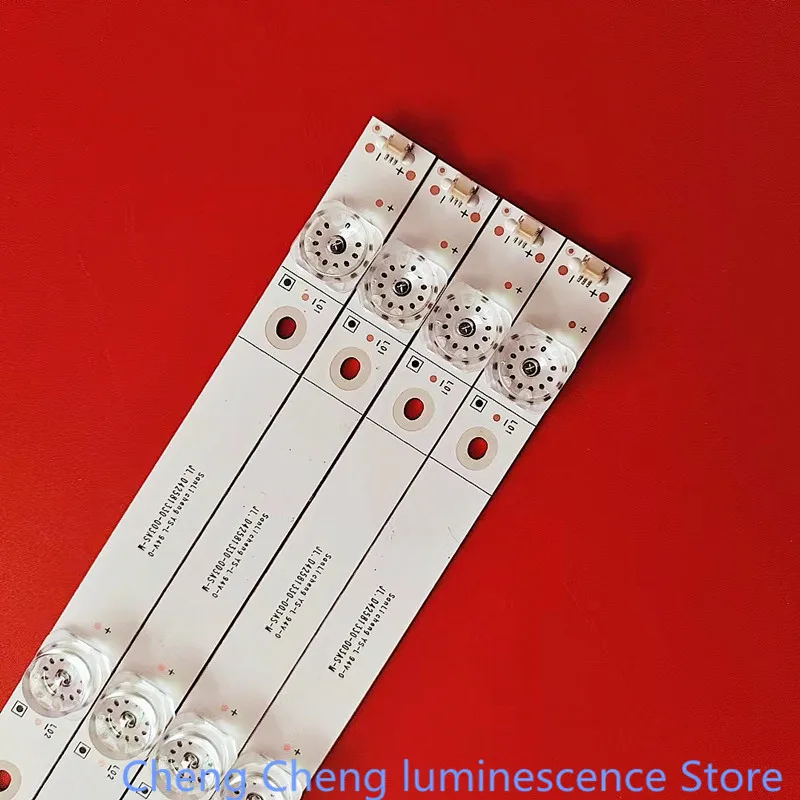 Lampu Latar LED Strip 8 Lampu untuk Hisense 43 ''TV JL.D42581330-003AS-M 43H6E H43A6100 43RGE Panasonic