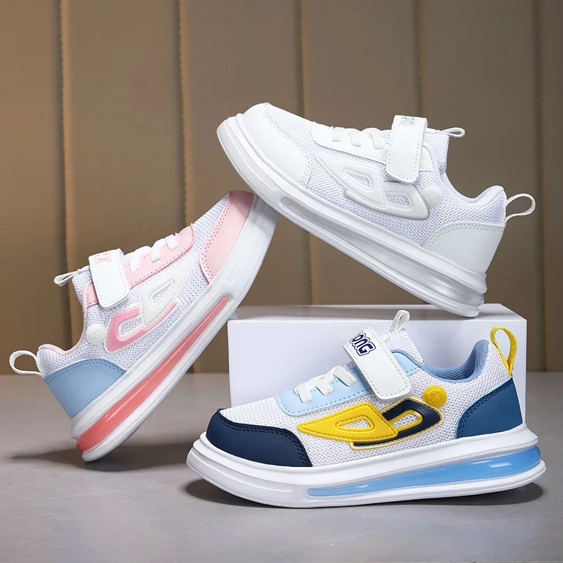 Scarpe per bambini scarpe da ragazza versatili scarpe sportive Casual traspiranti da ragazzo primaverili scarpe da Cricket per bambini della scuola