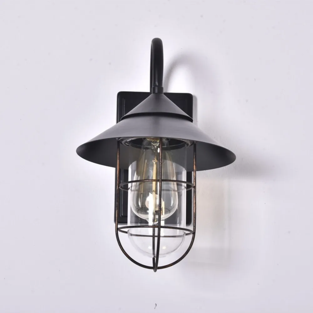 Human Body Induction Wall Lamp Retro Balcony Outdoor Aisle Induction Wall Outdoor Lighting Fixtures
