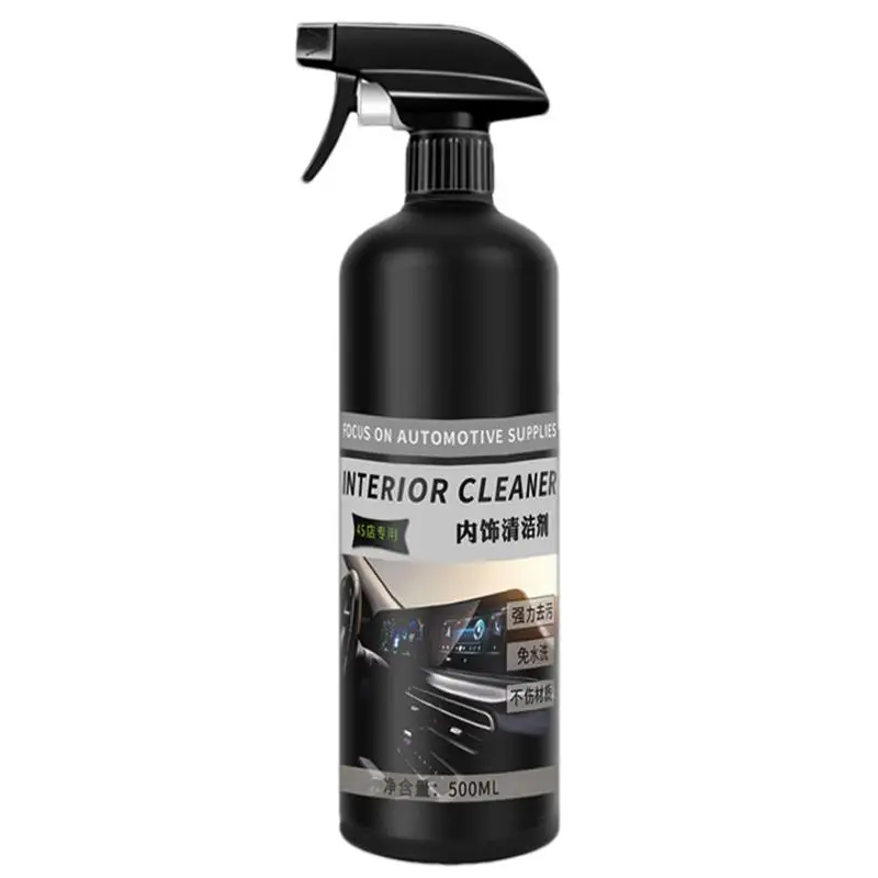 

Car Interior Cleaning Spray Interior Cleaning Spray 500ml Multi-Purpose Cleaning Spray For Car Detailing Dashboard Cleaner