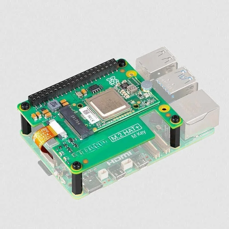 

Pi 5 AI Kit Artificial Intelligence Kit M.2 HAT + Hailo8 Module