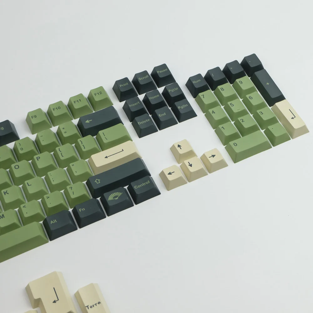 140ปุ่ม/ชุด GMK Terra Keycaps PBT Dye ระเหิดคีย์เชอร์รี่โปรไฟล์ Keycap ISO ใส่7U Spacebar สำหรับ HHKB ANNE โป๊กเกอร์