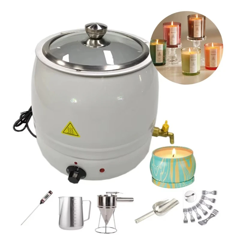 

Stainless Steel Electric Wax Machine Candle Body Maker Candle Melter Kit Machine