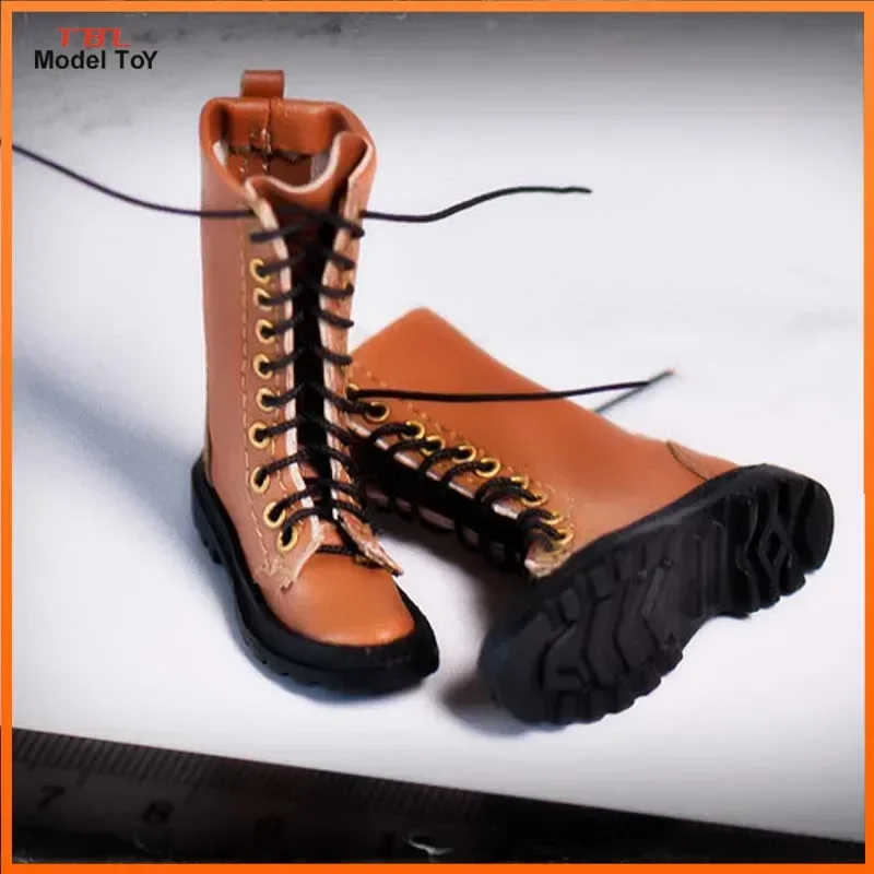 1/6 weibliche Soldaten Pu Leder Schuhe Frauen Martin Stiefel Modell für 12 "TBLeague Abnehmbare Action Figur Körper FASToys Schuhe