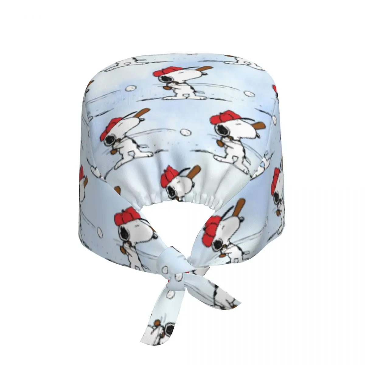 مخصص S-Snoopys الرجعية الموظفين الطبية الدعك قبعة الرجال النساء الفول السوداني موضة مطبوعة طبيب التمريض قبعة جراحية فرك قبعات