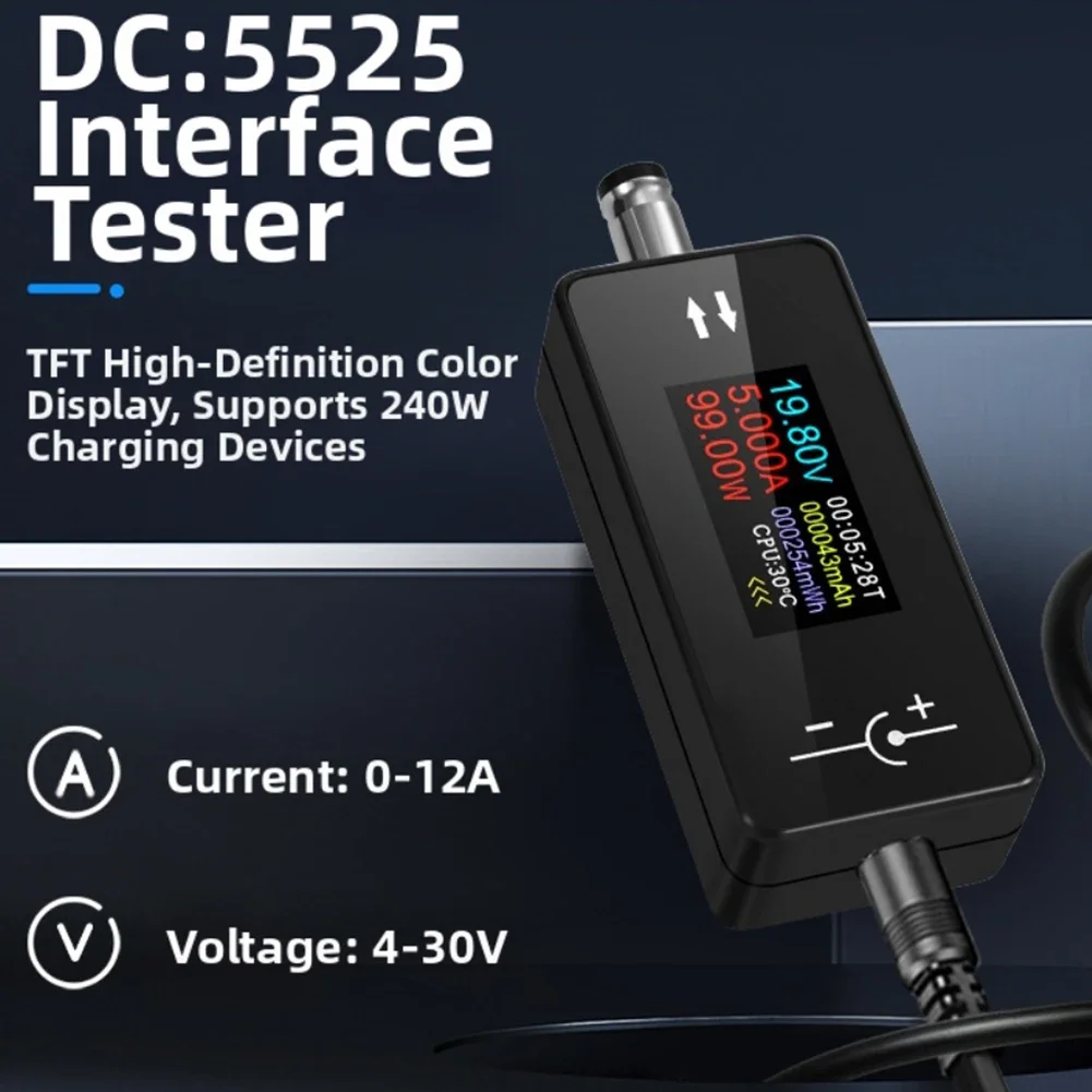 

KWSDC28 Charging Tester Voltage Current Power Meter Suitable for DC Powered Devices with Efficient Power Data Display