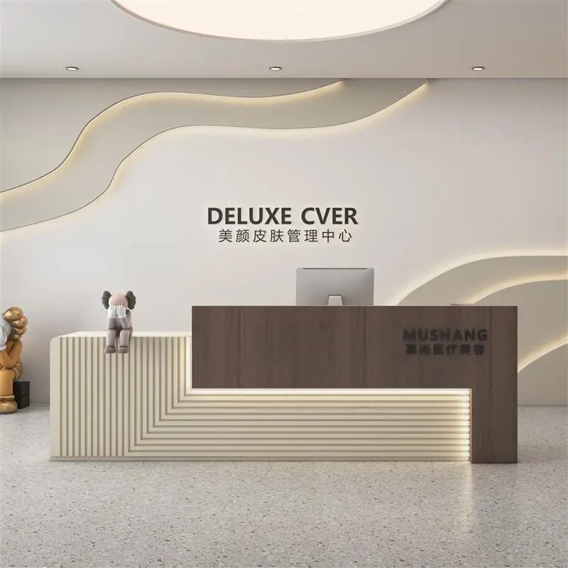 

Beauty Training Reception Desks Institution Reception Desks Education Kindergarten Company Office Furniture Военное ДелоZY40JDT