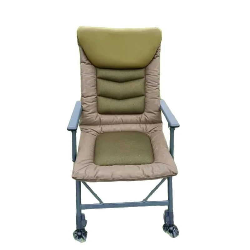 

Outdoor folding chair folding stool enlarged and widened portable leisure fishing European folding fishing chair