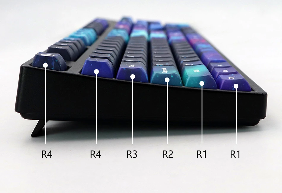 139 tasten Starry Sky Tastenkappen KCA Profil PBT Farbstoff Sublimation Mechanische Tastatur Keycap Für MX Schalter Mit 1,75 U Shift 7U Spac