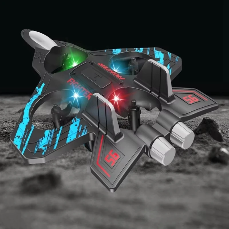 طائرة كوادكوبتر تعمل بالتحكم عن بعد 2.4G طائرة تحكم عن بعد ستة رغوة EPP مع LED