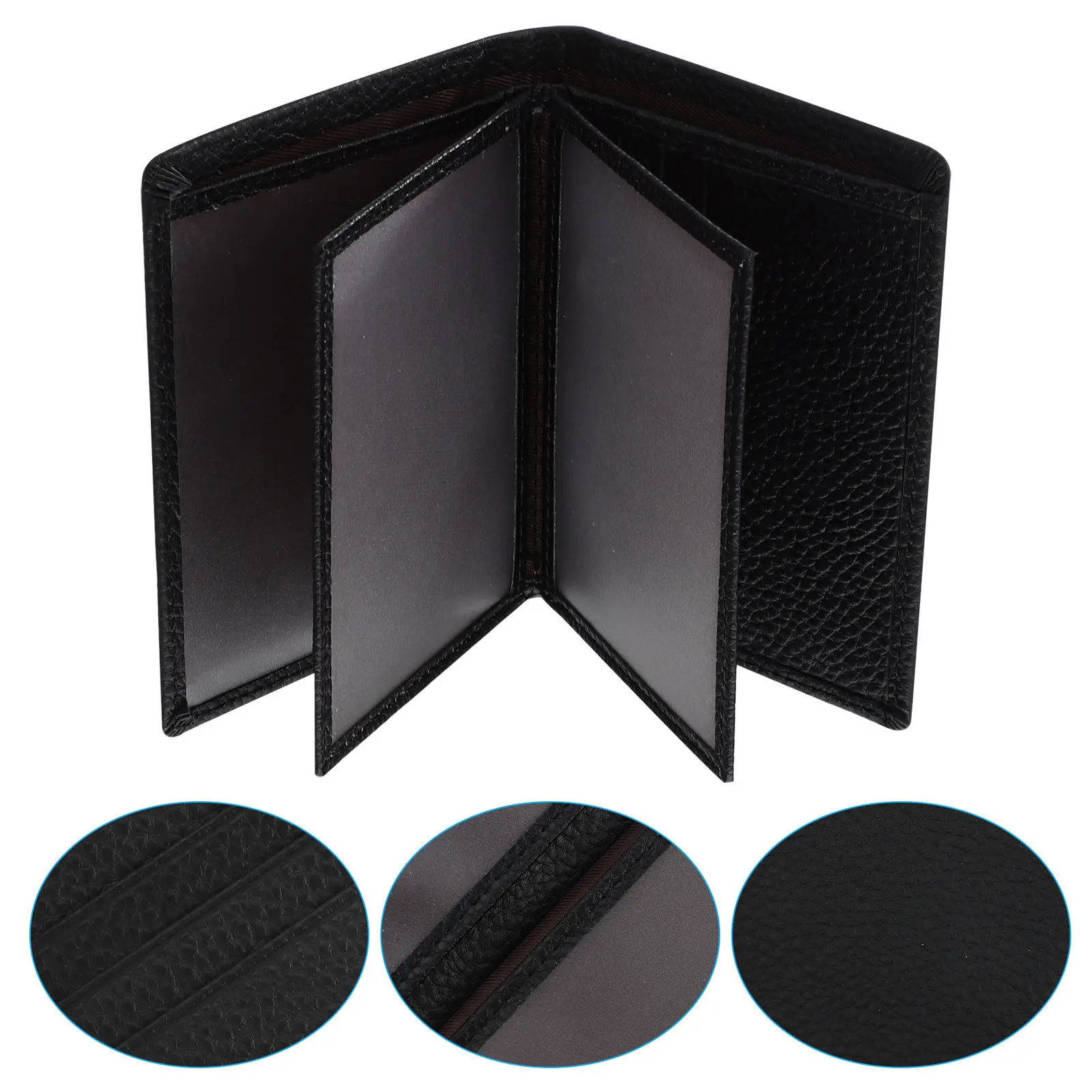 

Многофункциональный кошелек для мужчин и женщин, держатель для водительских прав, вместительный органайзер для карт, чехол для хранения документов.