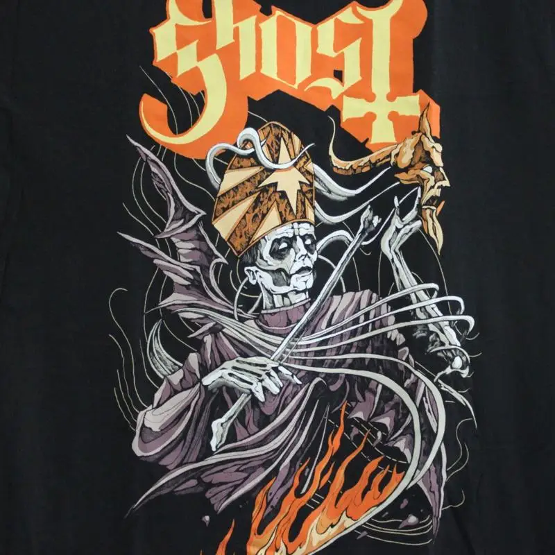 Ghost Papa Emeritus Re-Imperatour 2023 Concert Shirt Men’s L Black Band Tee VG