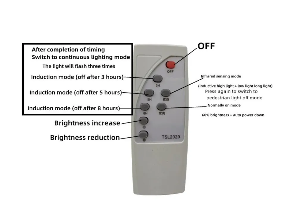 Solar Remote Control Circuit Board 3.2V 3.7V For Street Light Controller Human Body Induction Dimming Solar LED Lamp Accessories